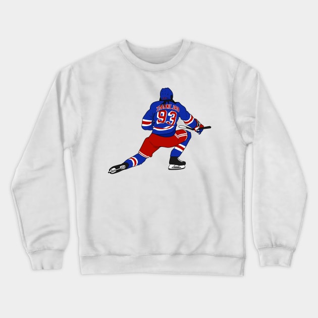 zibanejad the centre Crewneck Sweatshirt by rsclvisual